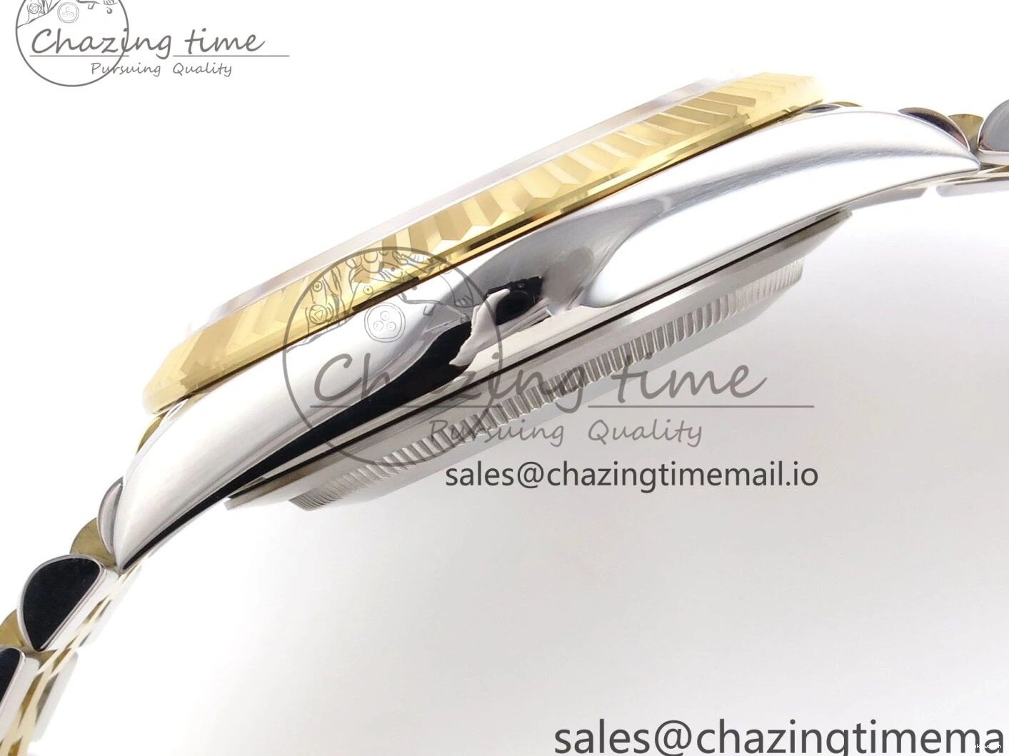 Silver 126333 Best DateJust 41 Edition A3235 SS Stick on YG EWEF Dial Jubilee Bracelet 0118